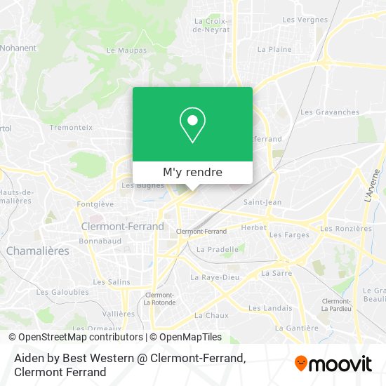 Aiden by Best Western @ Clermont-Ferrand plan
