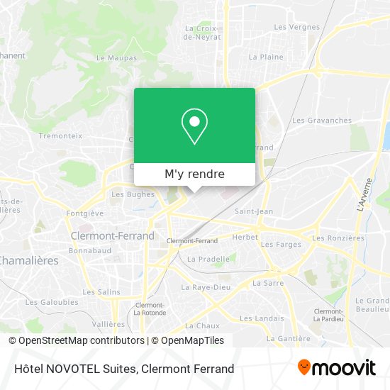 Hôtel NOVOTEL Suites plan