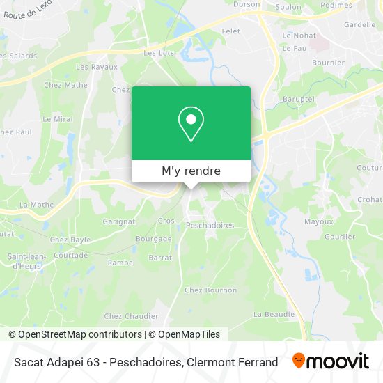 Sacat Adapei 63 - Peschadoires plan