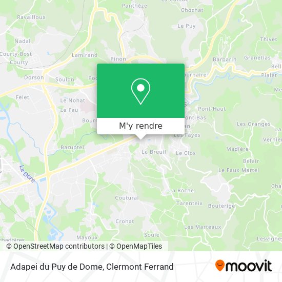 Adapei du Puy de Dome plan
