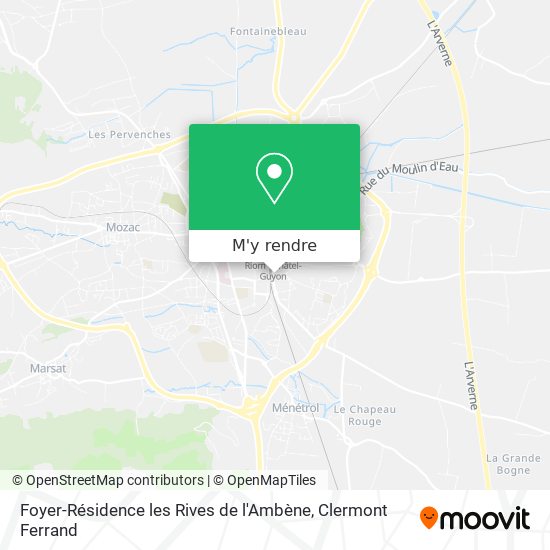 Foyer-Résidence les Rives de l'Ambène plan