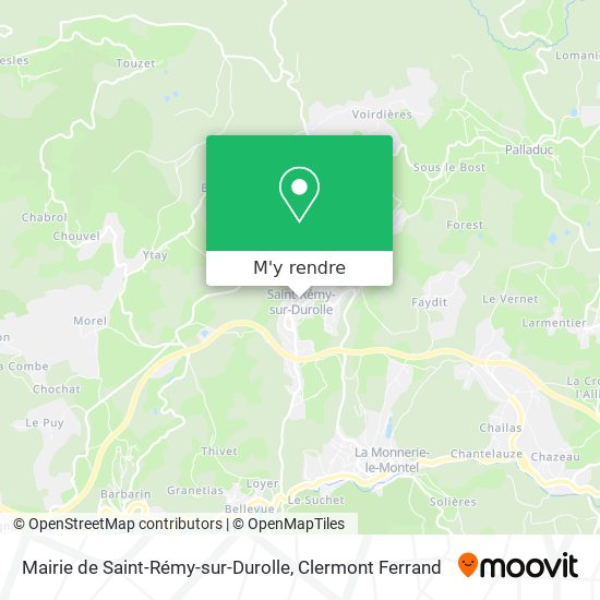 Mairie de Saint-Rémy-sur-Durolle plan