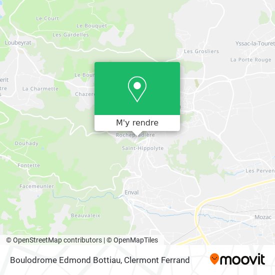Boulodrome Edmond Bottiau plan
