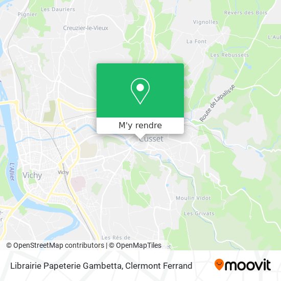 Librairie Papeterie Gambetta plan