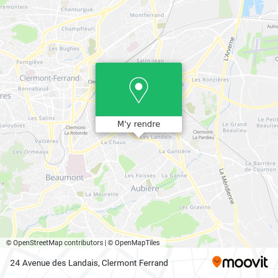 24 Avenue des Landais plan