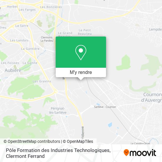 Pôle Formation des Industries Technologiques plan