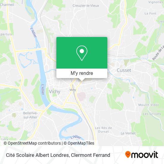 Cité Scolaire Albert Londres plan