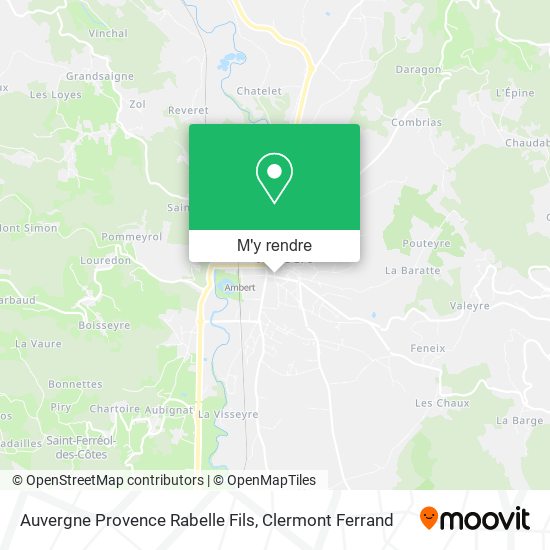 Auvergne Provence Rabelle Fils plan