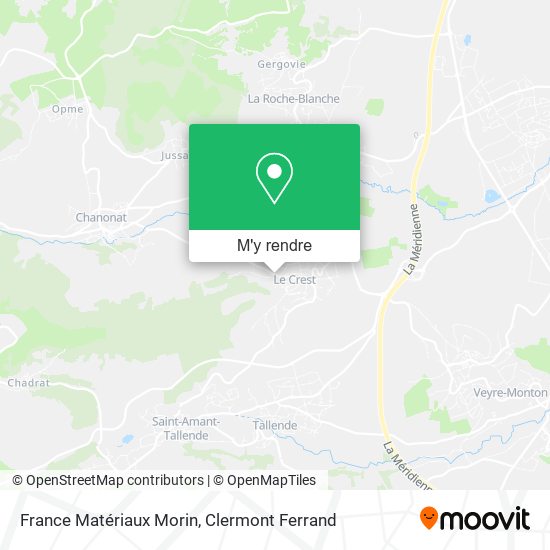 France Matériaux Morin plan