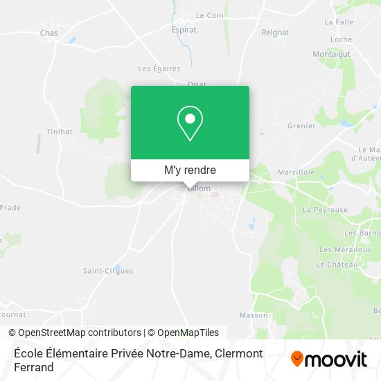 École Élémentaire Privée Notre-Dame plan
