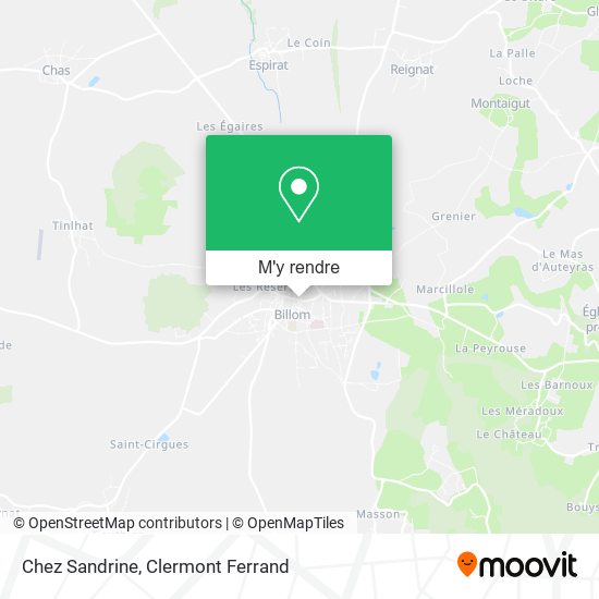 Chez Sandrine plan