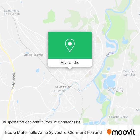 Ecole Maternelle Anne Sylvestre plan