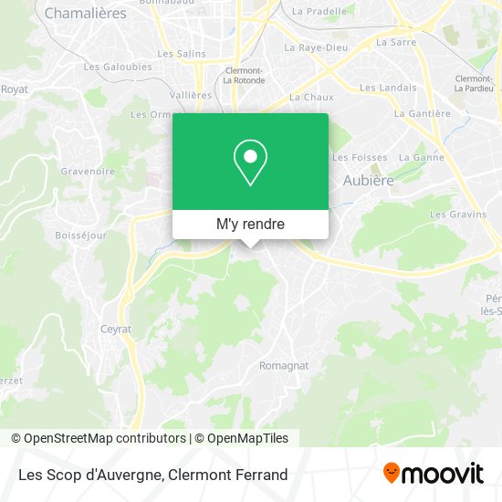 Les Scop d'Auvergne plan