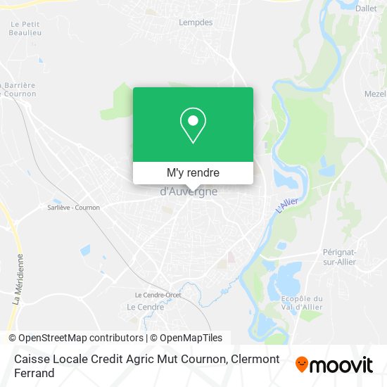 Caisse Locale Credit Agric Mut Cournon plan