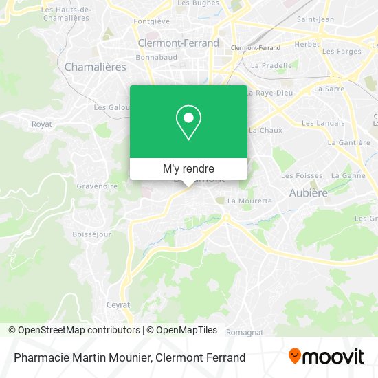 Pharmacie Martin Mounier plan