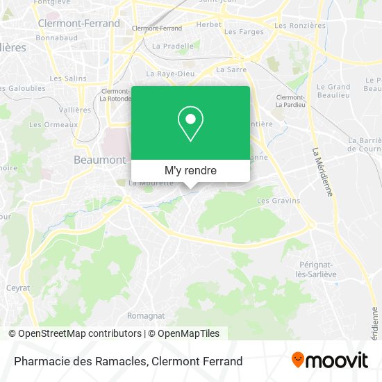 Pharmacie des Ramacles plan