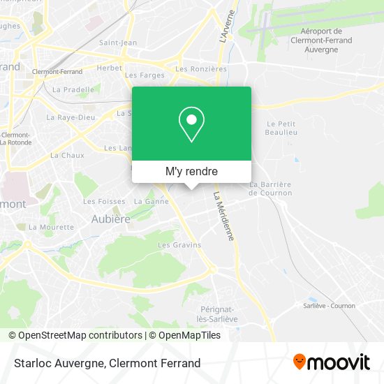 Starloc Auvergne plan