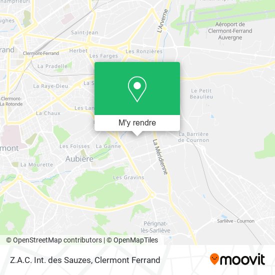 Z.A.C. Int. des Sauzes plan