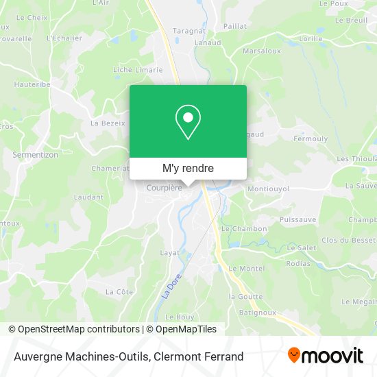 Auvergne Machines-Outils plan