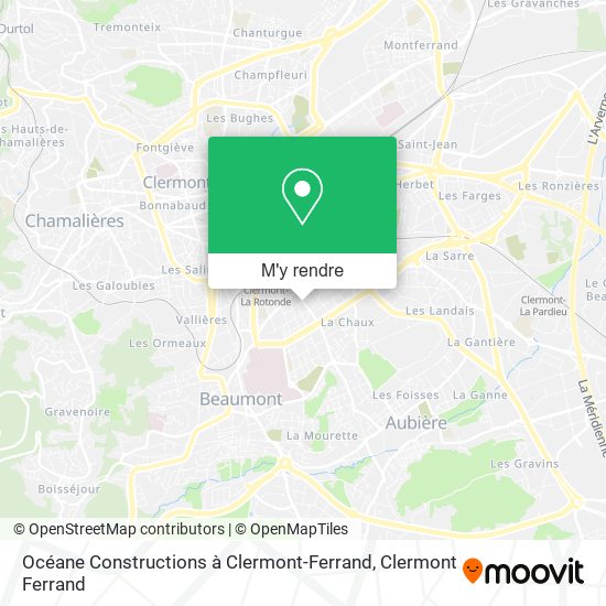 Océane Constructions à Clermont-Ferrand plan