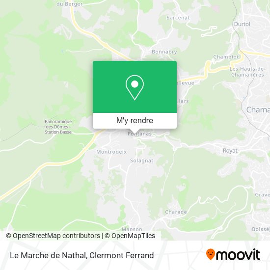 Le Marche de Nathal plan
