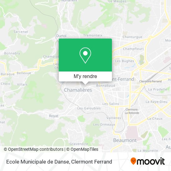 Ecole Municipale de Danse plan