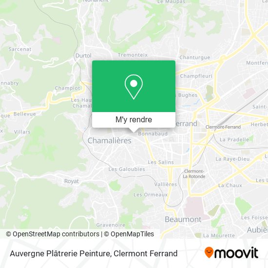 Auvergne Plâtrerie Peinture plan