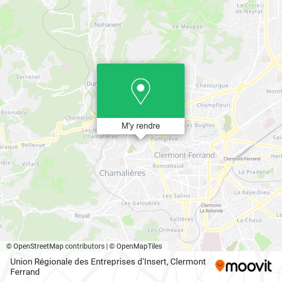 Union Régionale des Entreprises d'Insert plan