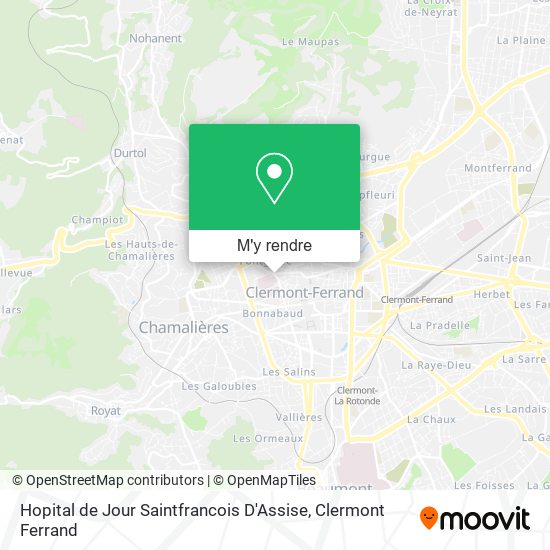 Hopital de Jour Saintfrancois D'Assise plan