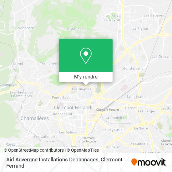 Aid Auvergne Installations Depannages plan