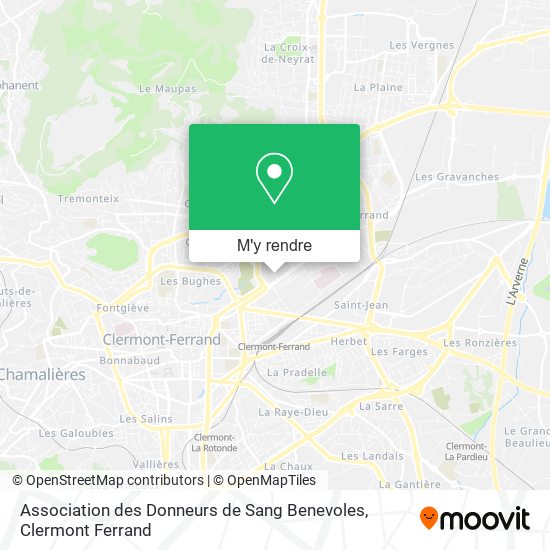 Association des Donneurs de Sang Benevoles plan
