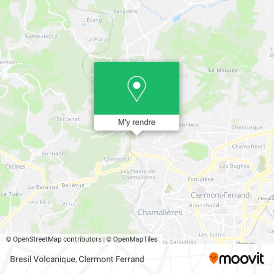 Bresil Volcanique plan