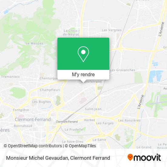 Monsieur Michel Gevaudan plan