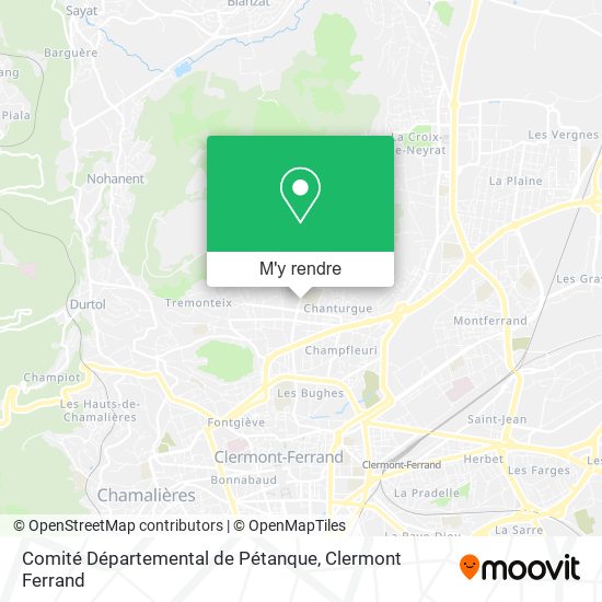 Comité Départemental de Pétanque plan