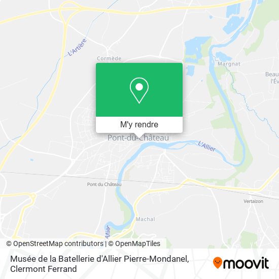 Musée de la Batellerie d'Allier Pierre-Mondanel plan
