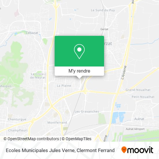Ecoles Municipales Jules Verne plan