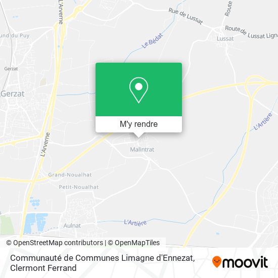 Communauté de Communes Limagne d'Ennezat plan
