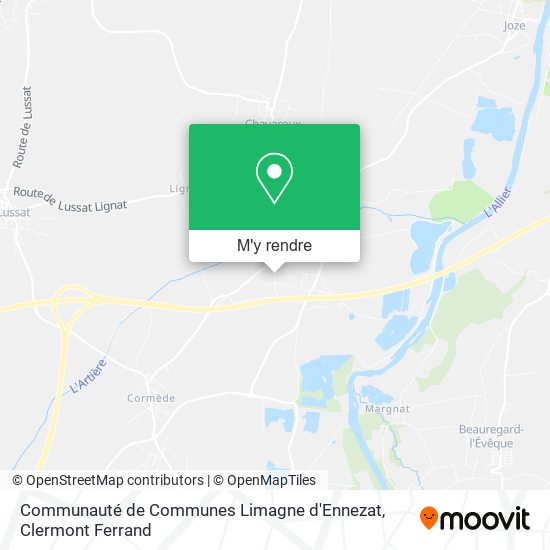 Communauté de Communes Limagne d'Ennezat plan