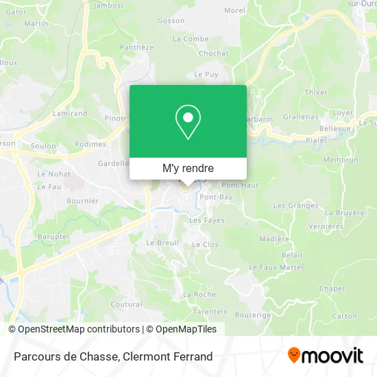 Parcours de Chasse plan