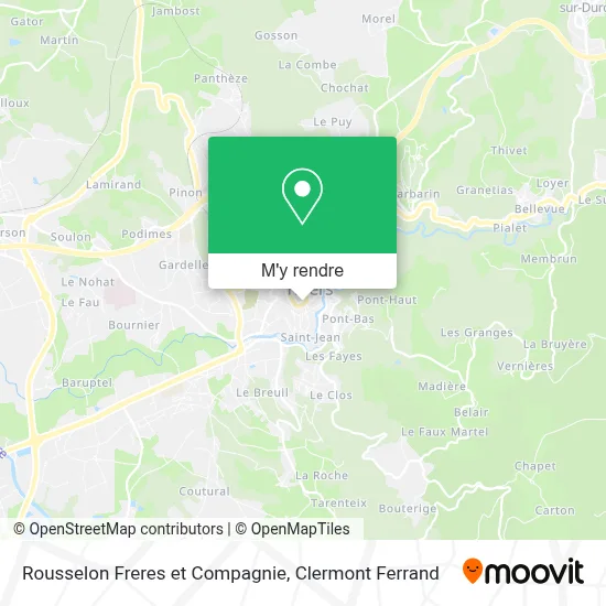 Rousselon Freres et Compagnie plan