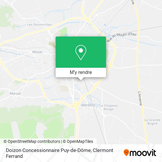 Doizon Concessionnaire Puy-de-Dôme plan