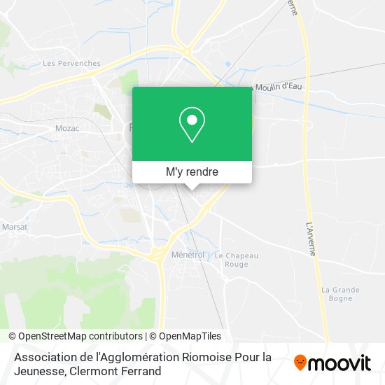 Association de l'Agglomération Riomoise Pour la Jeunesse plan