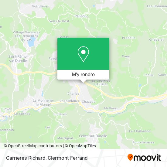 Carrieres Richard plan