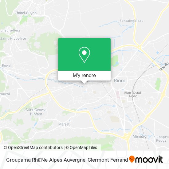 Groupama Rhã'Ne-Alpes Auvergne plan
