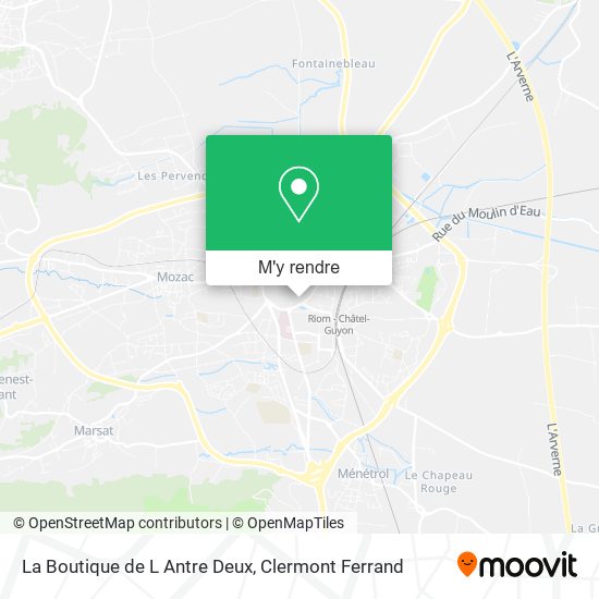 La Boutique de L Antre Deux plan