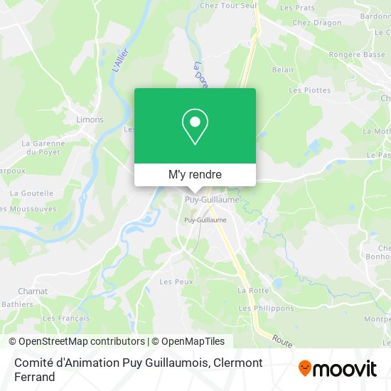 Comité d'Animation Puy Guillaumois plan