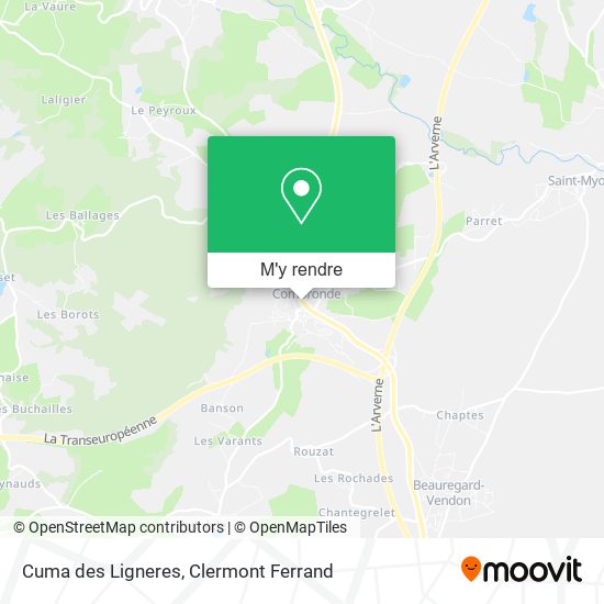 Cuma des Ligneres plan