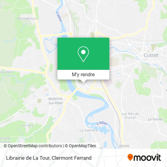 Librairie de La Tour plan