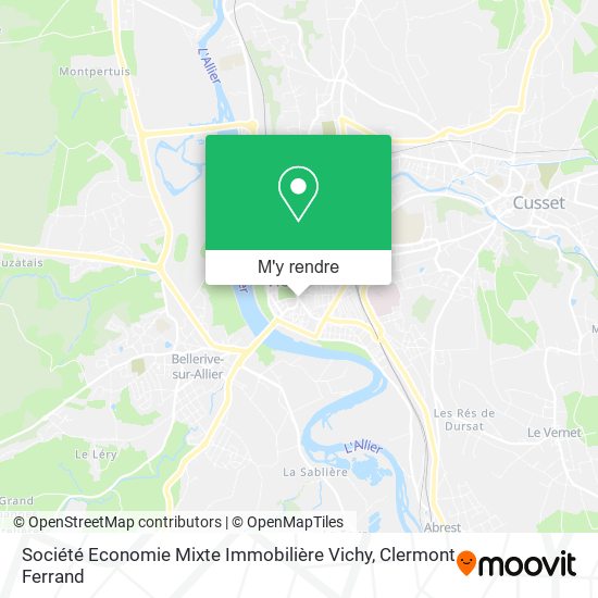 Société Economie Mixte Immobilière Vichy plan
