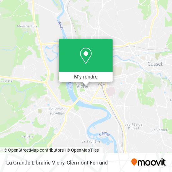 La Grande Librairie Vichy plan